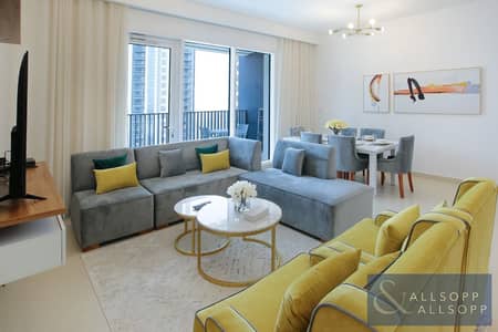 3 Bedroom Flat for Rent in Dubai Creek Harbour, Dubai - Living Area