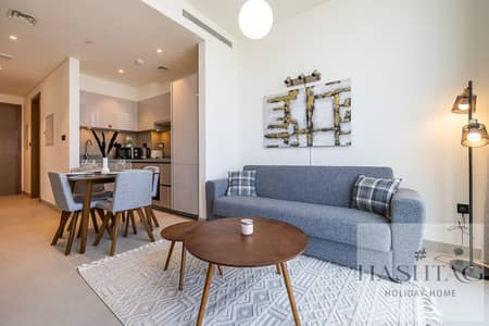 1 Bedroom Flat for Rent in Sobha Hartland, Dubai - Newly furnished I Burj Khalifa View I Cozy 1BDR