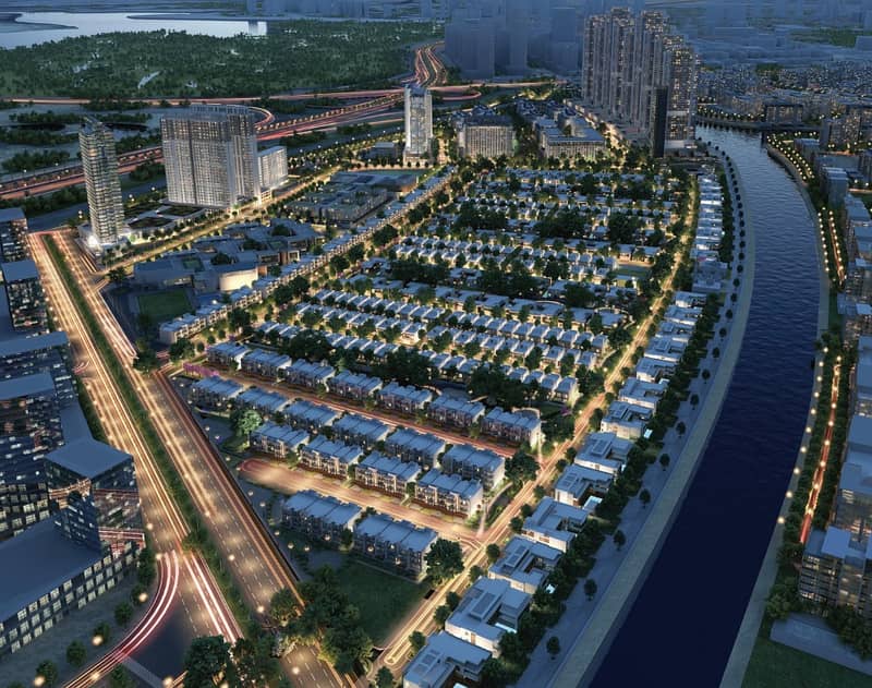 Centrally located at the Waterfront District of Sobha Hartland, Dubai. Waterfront Living. Luxury Living.