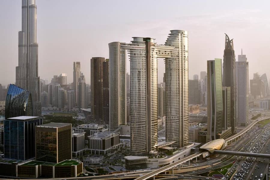 位于迪拜市中心，谦恭公寓天际景观综合大厦，谦恭天际景观2号大楼 3 卧室的公寓 650000 AED - 6614623