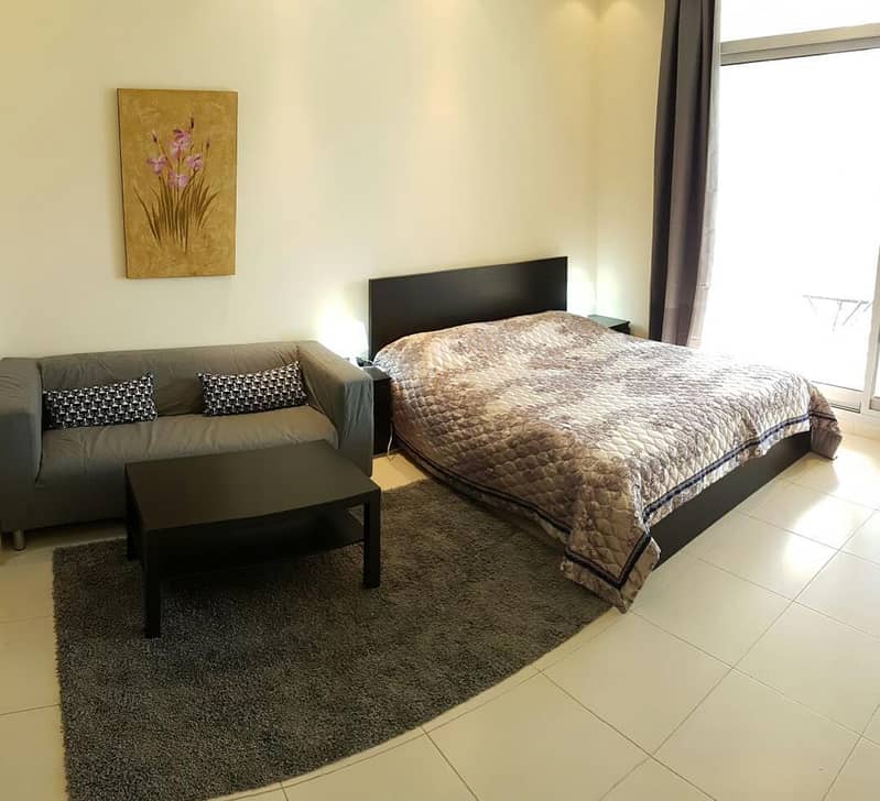 Spacious Furnished Studio Apartment with Balcony for Rent Spacious Furnished Studio Apartment with Balcony for Rent