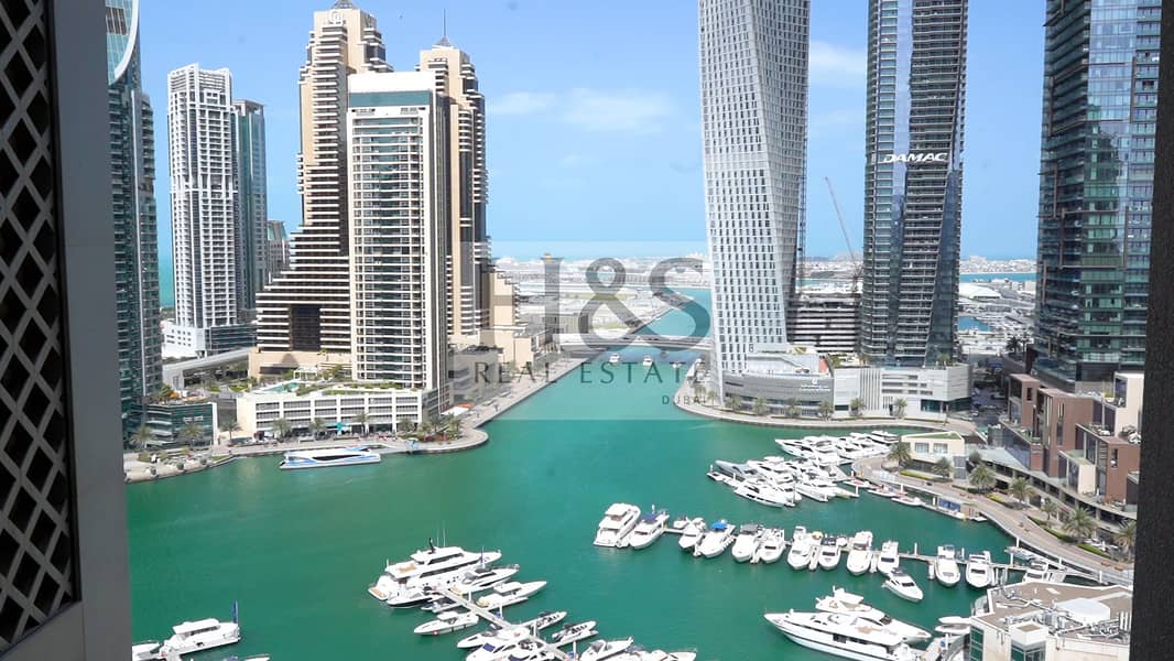 Fully Upgraded Penthouse | Marina & Sea View |  High Floor