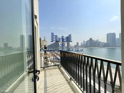 2 Bedroom Apartment for Rent in Al Khan, Sharjah - Brand New 2 BR | Direct Sea View | Parking Free