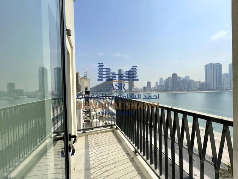 Brand New 2 BR | Direct Sea View | Parking Free