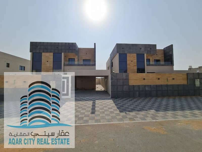 directly from the owner For sale a two-storey villa in Al Zahia area without commission