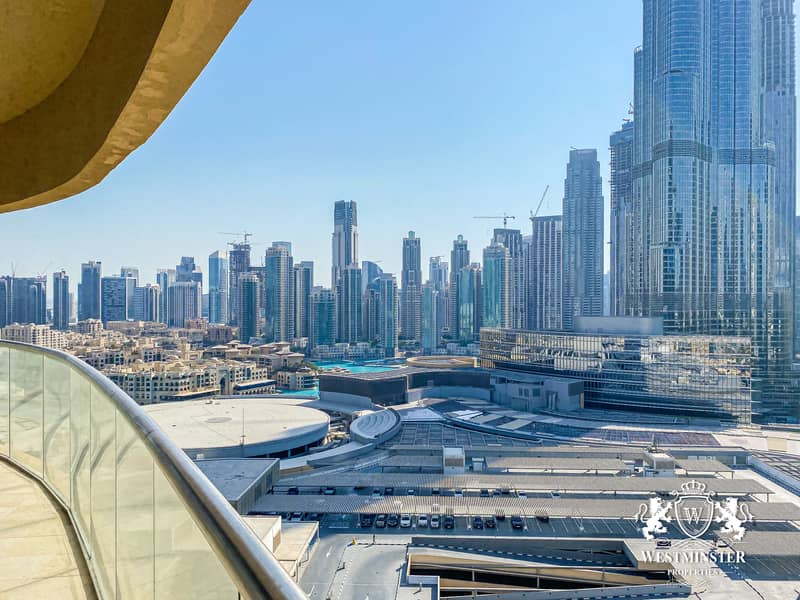 Full Burj & Fountain Views | Three BR Apt I Direct Access Dubai Mall