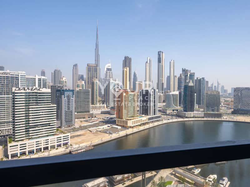 Burj Khalifa View | Brand New | Canal View | Luxurious Finish