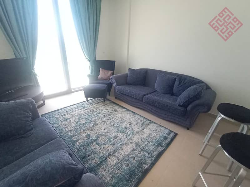 fully furnish 1BHK apartment with pool view balcony fully furnish 1BHK apartment with pool view balcony