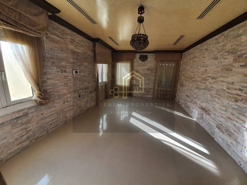 **FREE DEWA**LARGE PRIVATE SINGLE STOREY 2 MASTER BEDROOM MULHAQ FOR RENT FOR JUST