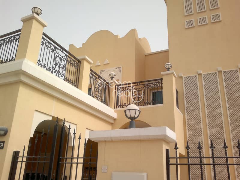 Rented 2 bedroom plus maid villa in District 3, Jumeirah Village Triangle for sale.