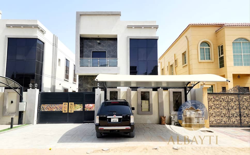 For sale, a modern villa, without down payment, near the mosque, in a very privileged location, with super deluxe finishes, and a personal building wi For sale, a modern villa, without down payment, near the mosque, in a very privileged location, with super deluxe finishes, and a personal building wi