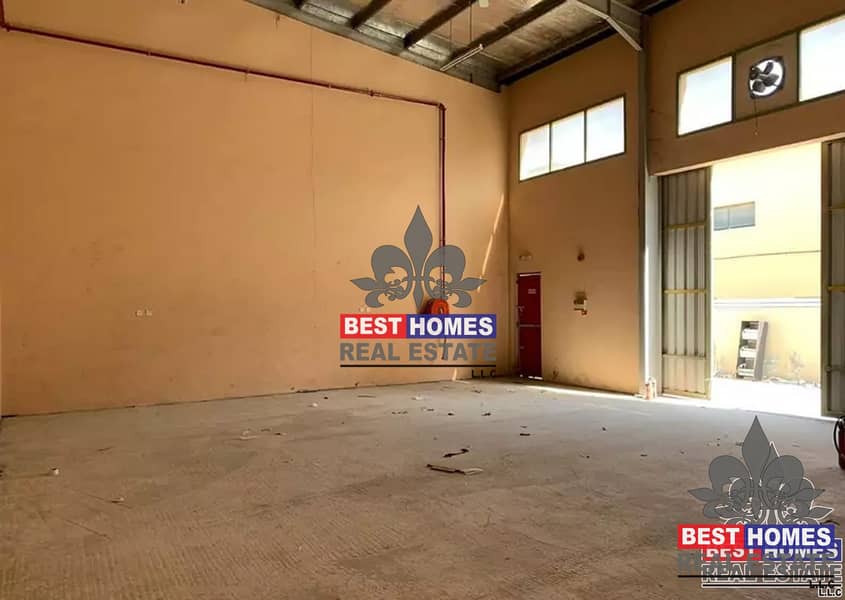 6 Spacious Warehouse | Good location | 3-Phase Electricity