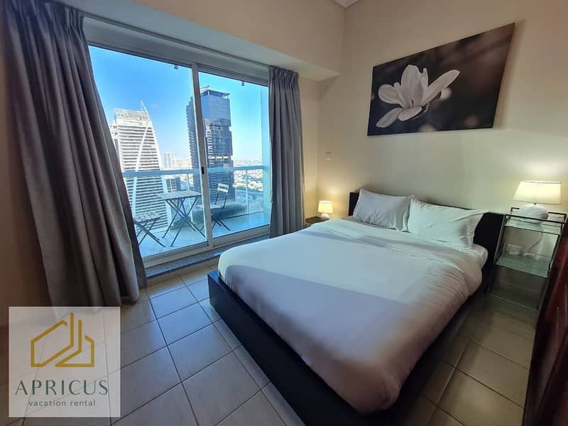 Near Metro | Furnished Studio in JLT with Lakeview | Free Bills