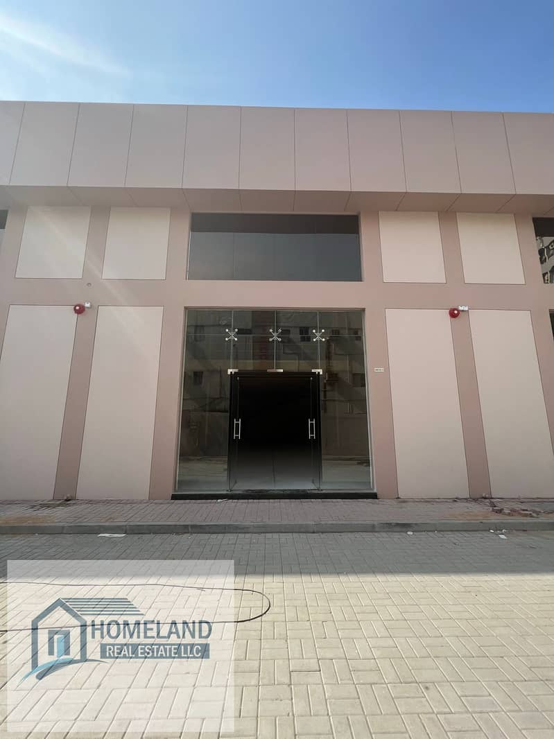 3,600 SQFT NEWLY BUILT SHOWROOMS WITH MEZZANINE AVAILABLE IN AJMAN INDUSTRIAL AREA 2