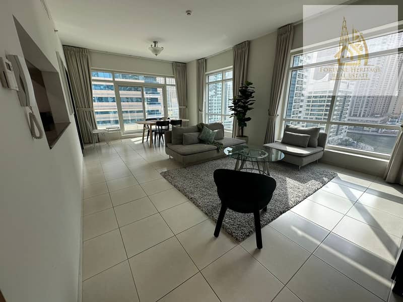 FULLY MARINA VIEW | FURNISHED WITH BILLS INCLUDED  | OPPOSITE TO METRO ,  MARINA WALK |