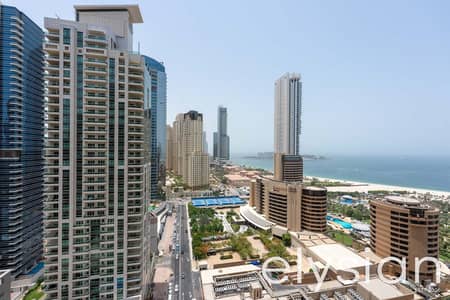 1 Bedroom Apartment for Rent in Dubai Marina, Dubai - Sea View | High Floor | Available Now