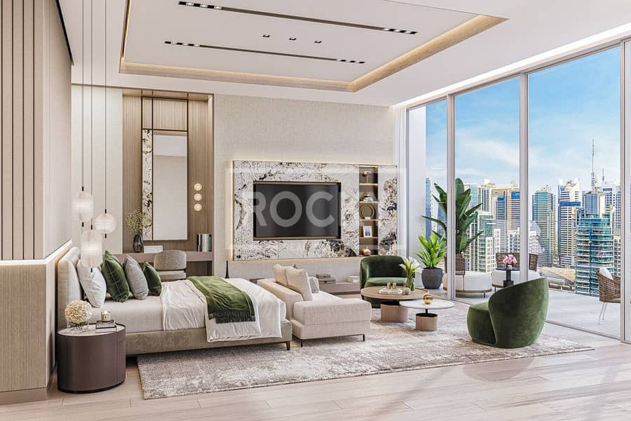 位于迪拜码头，奢华生活大厦 2 卧室的公寓 4049548 AED - 7682012