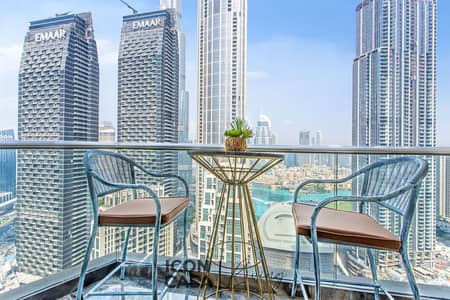 2 Bedroom Apartment for Rent in Downtown Dubai, Dubai - Luxury | High Floor | Burj Khalifa View