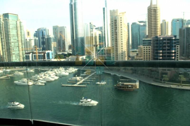 With amazing full Marina view 1 bedroom in The Point tower.