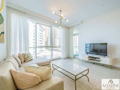朱美拉海滩住宅（JBR）， 迪拜 1 卧室单位待租 - Living Room