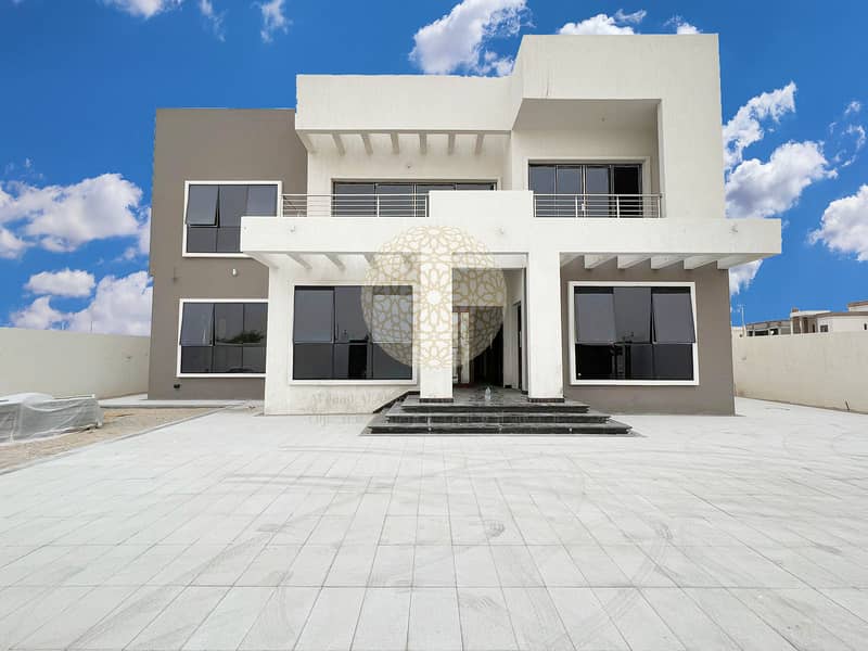 BRAND NEW MODERN DESIGNED INDEPENDENT VILLA WITH 4 MASTER BEDROOMS AND MAID ROOM FOR SALE IN AL MERIEF