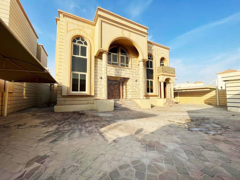 MARVELOUS INDEPENDENT VILLA WITH 6 BEDROOMS AND DRIVER ROOM FOR RENT IN MOHAMED BIN ZAYED CITY