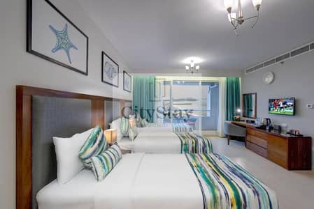 Hotel Apartment for Rent in Al Marjan Island, Ras Al Khaimah - Deluxe Room Triple In Serviced Hotel Apartment is located in Ras Al Khaimah