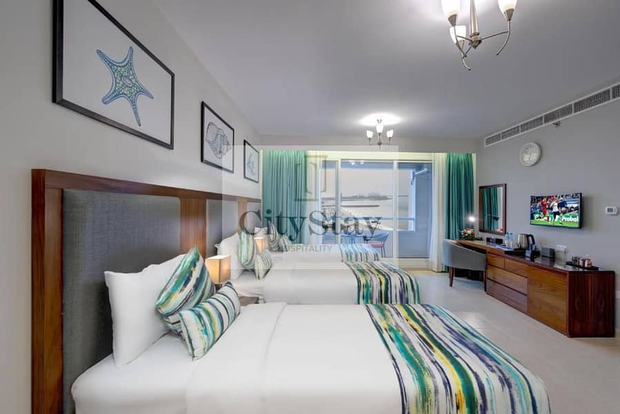 شقة فندقية في سيتي ستاي بيتش للشقق الفندقية،جزيرة المرجان 5499 درهم - 6935386