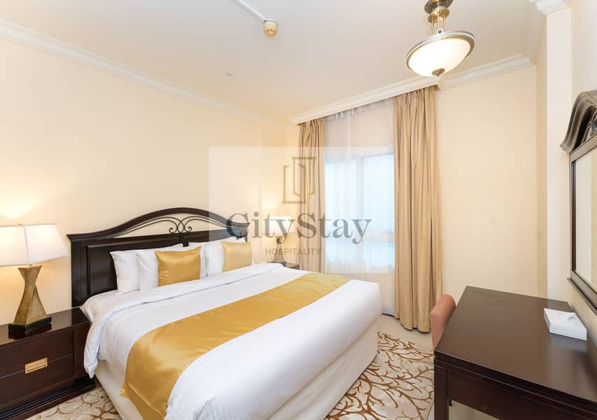 Large 1BHK | Serviced Apartment | Free Cleaning|