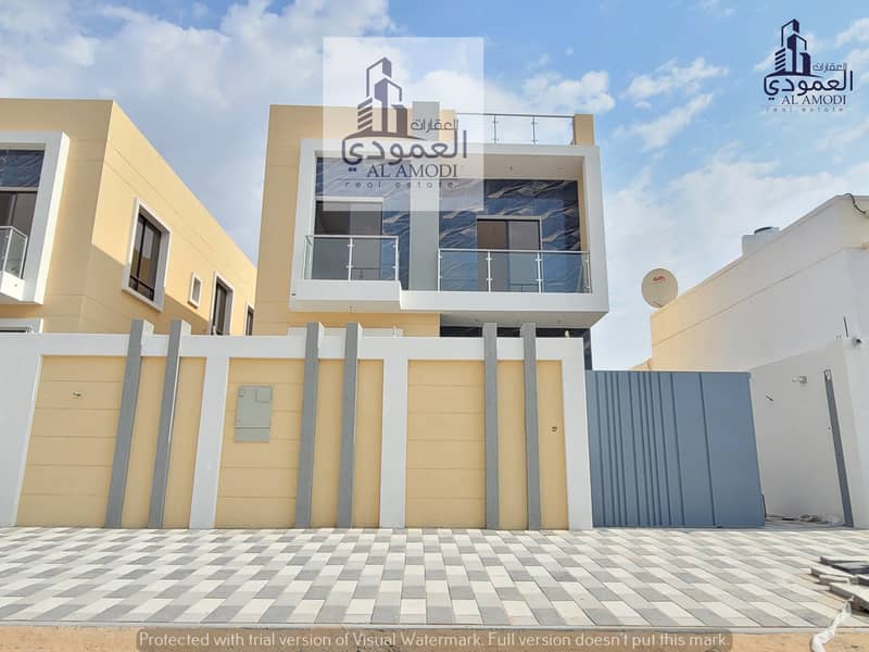For sale, one of the most luxurious residential villas in Ajman, near the street, the finest residential sites, freehold for all nationalities. . . .