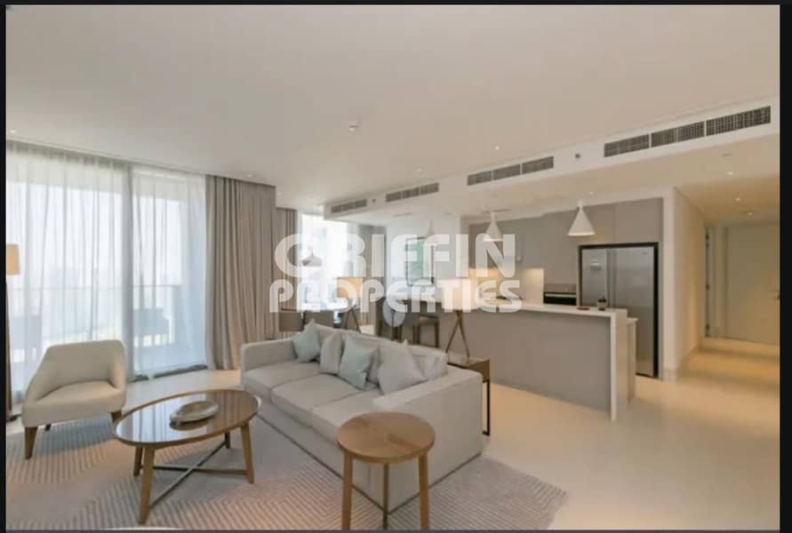 2 bed | Fully Furnished & Serviced|Burj View |With Study