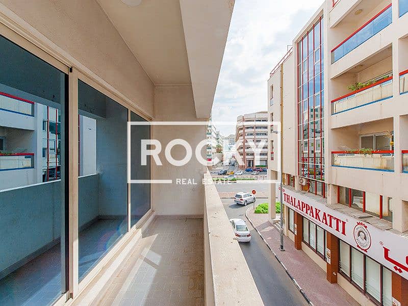 1 B/R  with  Central Split A/C & Balcony | Al Karama