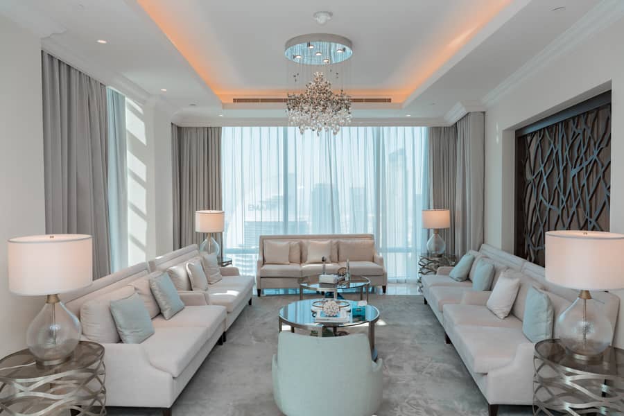 位于迪拜市中心，谦恭公寓喷泉景观综合体，谦恭喷泉景观2号大厦 6 卧室的顶楼公寓 55000000 AED - 6668658