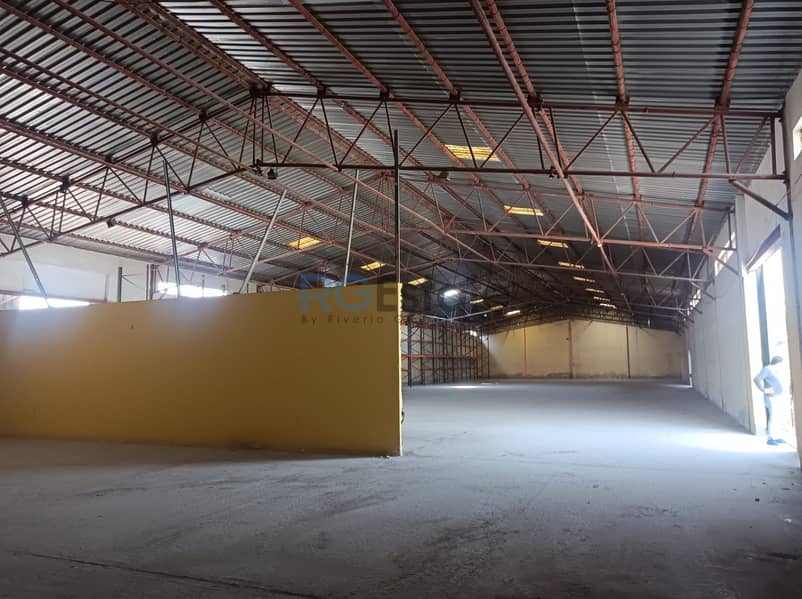 Versatile Industrial Space: 30,000 Sqft Land with Shed for Rent in Ras Al Khor