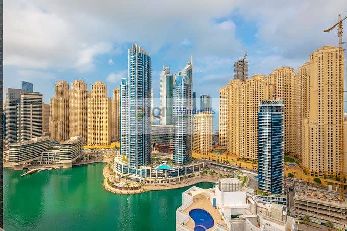位于迪拜码头，迪拜滨海月亮塔 1 卧室的公寓 162000 AED - 7502201