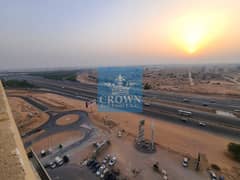 فسيحة مفتوحة فيو 2 بك للإيجار في برج الخزامى مدينة الإمارات عجمان