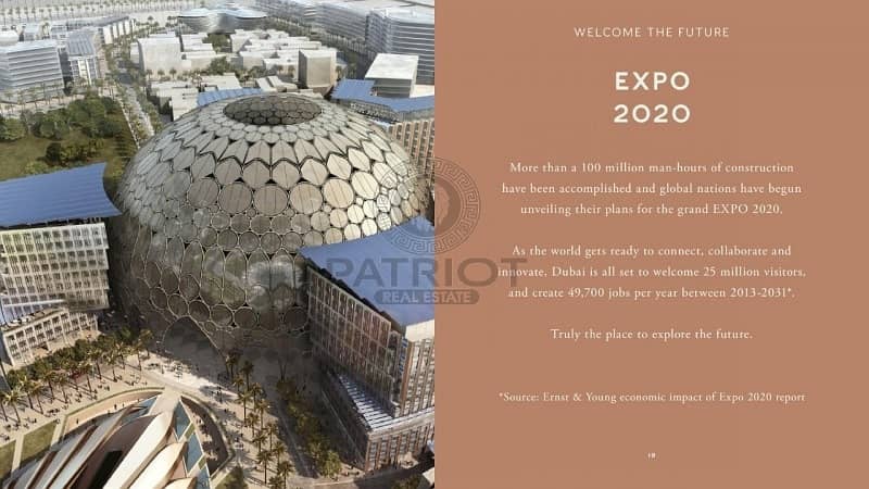 12 Townhouse|Emaar|Expo Villas| Dubai South|Payment Plan