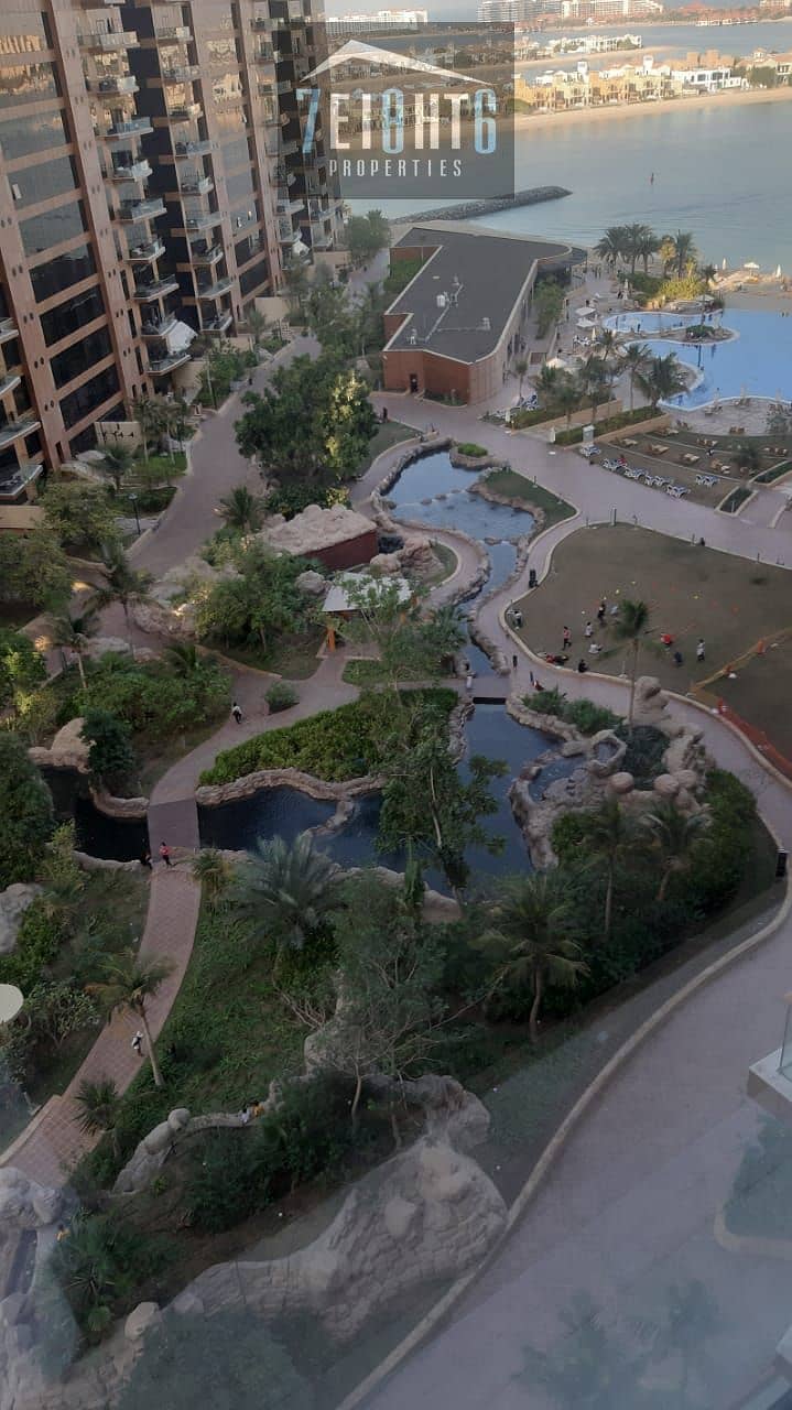 Amazing apartment : 1b/r 1,539 sq ft + shared s/pool + gym available for rent in Palm Jumeirah