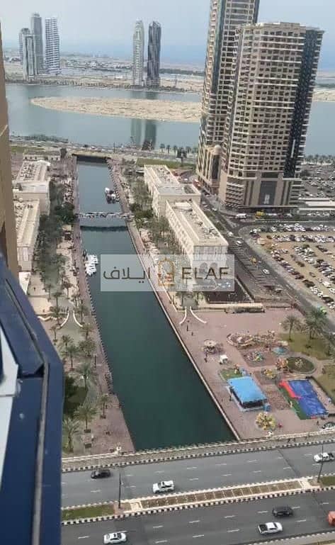 A large area with a wonderful view of Al Qasba and Khalid Lake + 2 parking