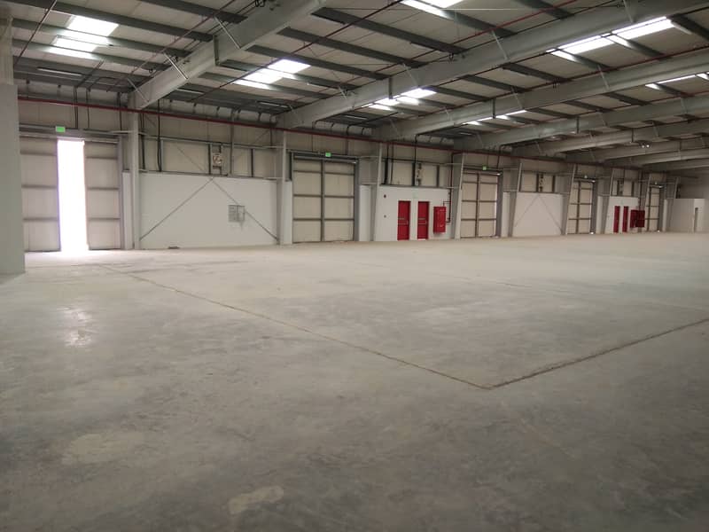 Different Size Of Warehouse, Civil Defense Approved, Multiple Doors In Emirates Industrial City