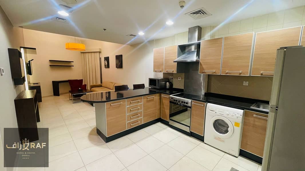 2 Kitchen of Apartment - Raf Hotel