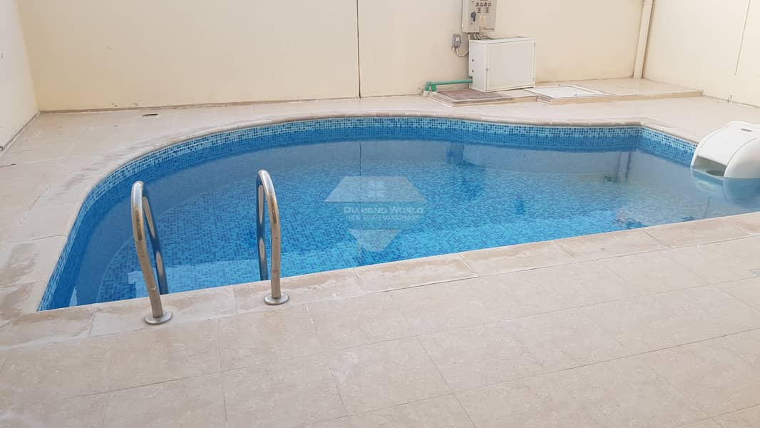 LAVISH VILLA WITH PRIVATE POOL 120K  AT MOHAMMED BIN ZAYED CITY