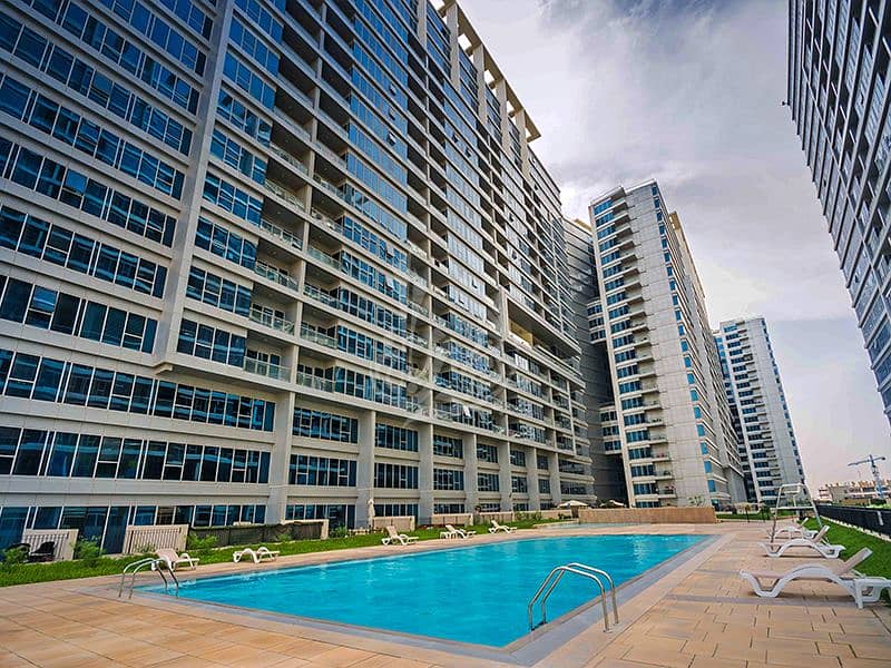 شقة في برج سكاي كورتس B،أبراج سكاي كورتس،مجمع دبي ريزيدنس 2 غرف 712000 درهم - 6285663