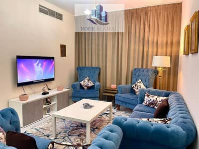 2 Bedroom Apartment for Rent in Al Majaz, Sharjah - * Furnished apartments for rent in Sharjah / Al Qasab, the first residence in a very clean building *