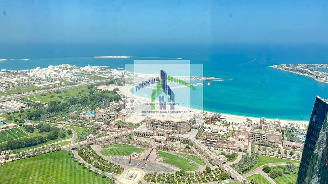 0 Commission|3BHK|Emirates Palace View |Beautiful Sea View