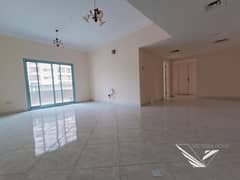 Most Spacious Ready to Move | AC Free | 3BR | Rent 46k |  Family Building | 3 Belconey | 1 Month Free |  Al khan Area cornish Sharjah