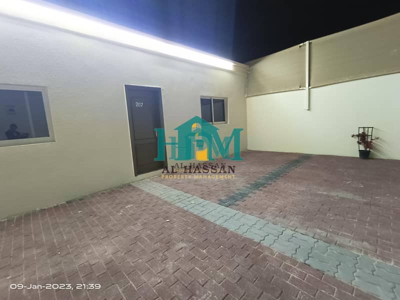 Luxurious Brand New Studio With Private Yard Walking To Shabia Public Park MBZ