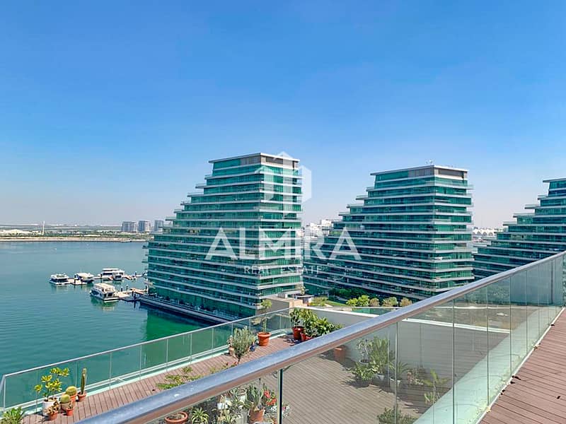 位于阿拉哈海滩，阿尔哈迪尔 3 卧室的顶楼公寓 240000 AED - 7347226
