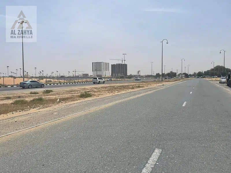 G+10 Commercial Plot For Sale On Main Road Ameera Village Ajman.