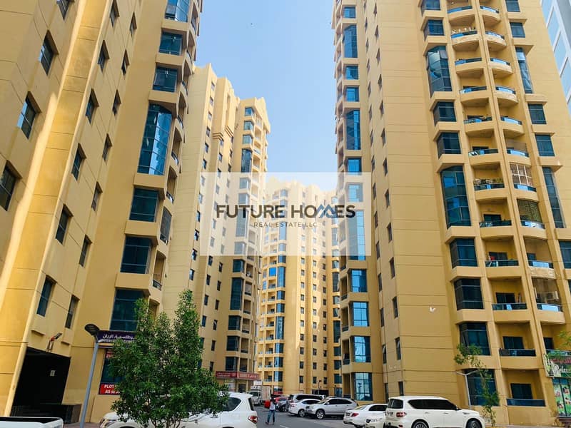 Pay only  49,356/- D. P. | own Spacious 2 BHK in Al khor Towers | 5 years Installment plan | Freehold | Monthly payment 4900